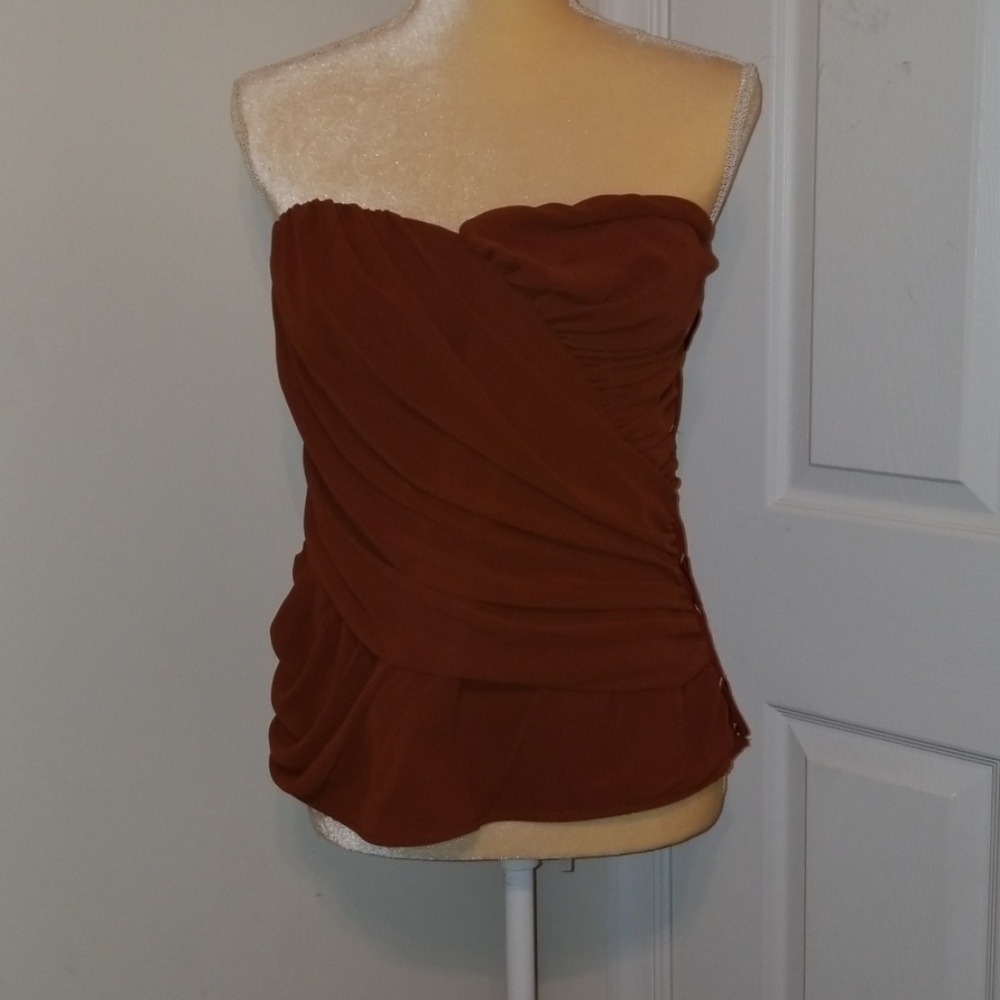 'SOHO Strapless Crep Criss Criss Drapery L